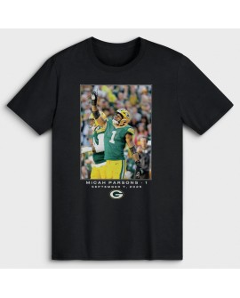 Micah Parsons Green Bay Packers NFL Flash Features Week 1 T-Shirt – Schwarz