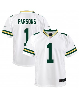 Micah Parsons Green Bay Packers Nike Jugend-Spieler Trikot in Weiß – Weiß