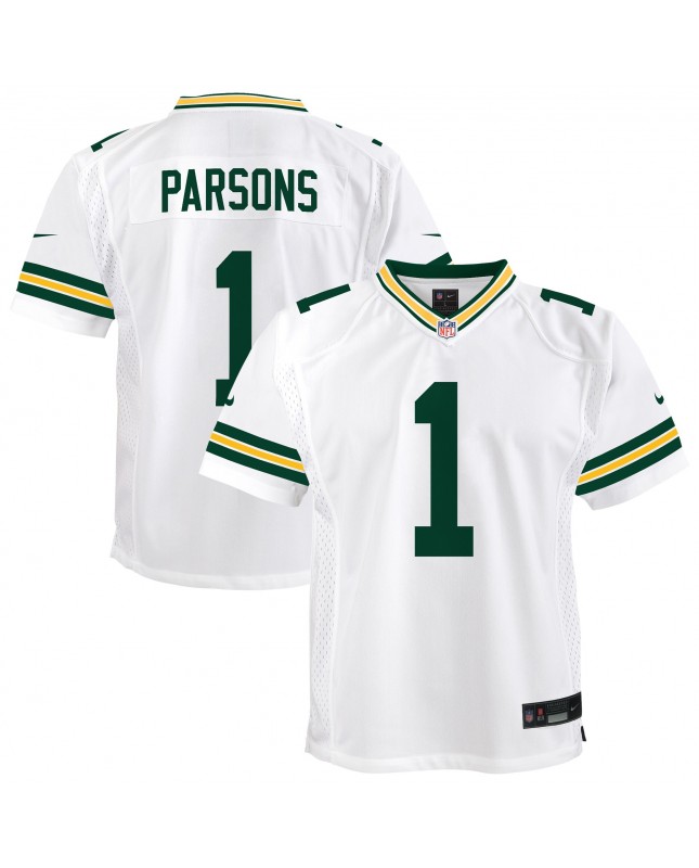 Micah Parsons Green Bay Packers Nike Jugend-Spieler Trikot in Weiß – Weiß