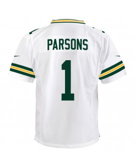 Micah Parsons Green Bay Packers Nike Jugend-Spieler Trikot in Weiß – Weiß