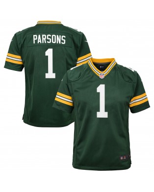 Micah Parsons Green Bay Packers Nike Spiele-Trikot für Jugendliche – Grün