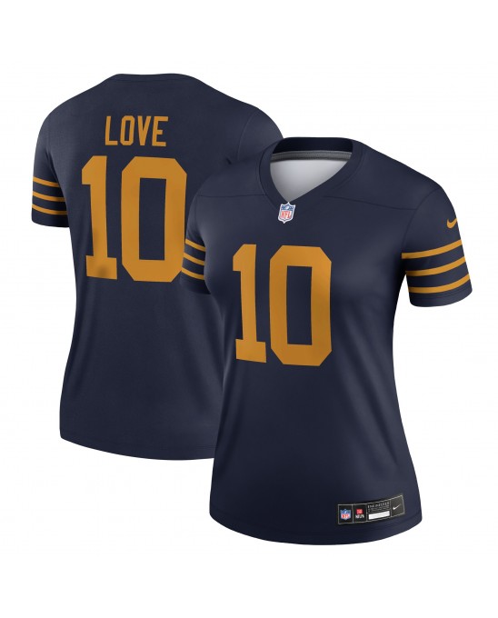 Jordan Love Green Bay Packers Nike Damen-Dri-FIT-Oberteil The 1923 Classic Legend Spieler – Marineblau