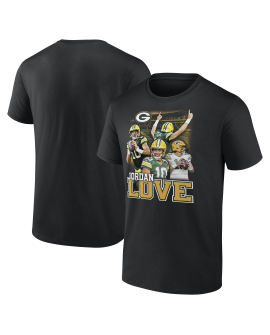 Jordan Love Green Bay Packers Notorious T-Shirt – Schwarz