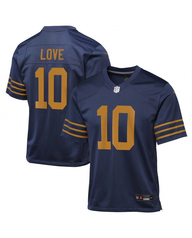 Jordan Love Green Bay Packers Nike The 1923 Classic Game-Trikot für Jugendliche – Marineblau