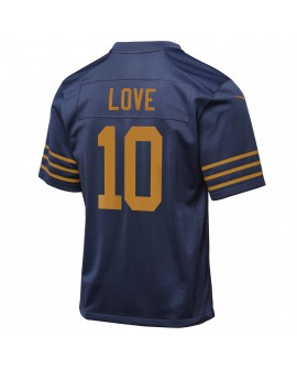 Jordan Love Green Bay Packers Nike The 1923 Classic Game-Trikot für Jugendliche – Marineblau