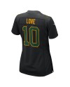 Jordan Love Green Bay Packers Nike Damenmode-Spieler Trikot – Schwarz