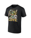 Jordan Love Green Bay Packers Notorious Spieler Grafik-T-Shirt – Schwarz