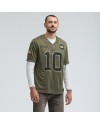 Jordan Love Green Bay Packers Nike 2025 Salute to Service Limited Trikot – Olivgrün