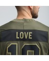 Jordan Love Green Bay Packers Nike 2025 Salute to Service Limited Trikot – Olivgrün