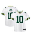 Jordan Love Green Bay Packers Nike Jugend-Spieler Trikot – Weiß