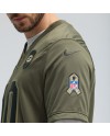 Jordan Love Green Bay Packers Nike 2025 Salute to Service Limited Trikot – Olivgrün