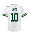 Jordan Love Green Bay Packers Nike Jugend-Spieler Trikot – Weiß