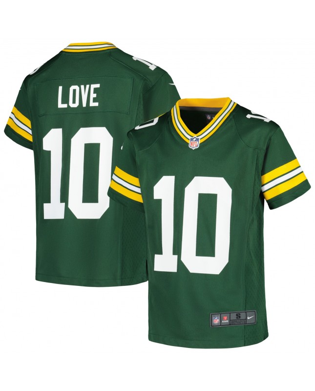 Jordan Love Green Bay Packers Nike Jugend-Spieler Trikot – Grün