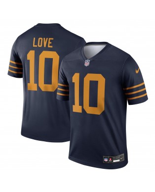 Jordan Love Green Bay Packers Nike The 1923 Classic Legend Spieler Dri-FIT-Oberteil – Marineblau