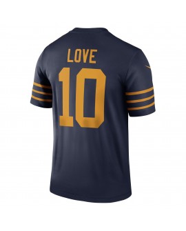 Jordan Love Green Bay Packers Nike The 1923 Classic Legend Spieler Dri-FIT-Oberteil – Marineblau