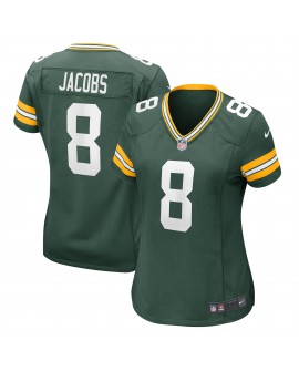 Josh Jacobs Green Bay Packers Nike Damen-Team-Spieler Trikot – Grün