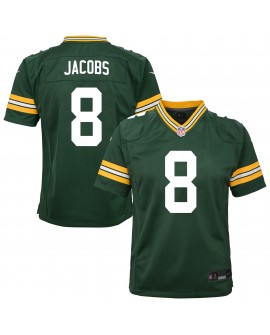 Josh Jacobs Green Bay Packers Nike Jugendmannschafts-Spieler Trikot – Grün