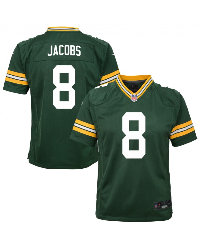 Josh Jacobs Green Bay Packers Nike Jugendmannschafts-Spieler Trikot – Grün