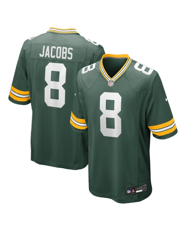 Josh Jacobs Green Bay Packers Nike Team Game-Trikot – Grün