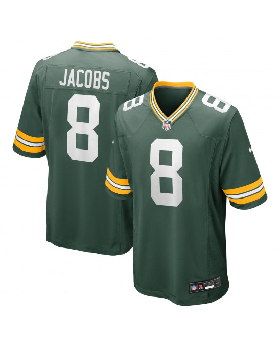 Josh Jacobs Green Bay Packers Nike Team Game-Trikot – Grün