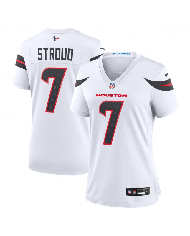 C.J. Stroud Houston Texans Nike Damen-Spieler Trikot – Weiß