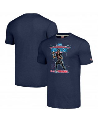 C.J. Stroud Houston Texans Homage Unisex NFL Blitz Spieler Tri-Blend T-Shirt – Heathered Navy