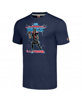 C.J. Stroud Houston Texans Homage Unisex NFL Blitz Spieler Tri-Blend T-Shirt – Heathered Navy