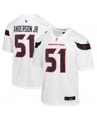 Will Anderson Jr. Houston Texans Nike Jugend-Spieler Trikot – Weiß