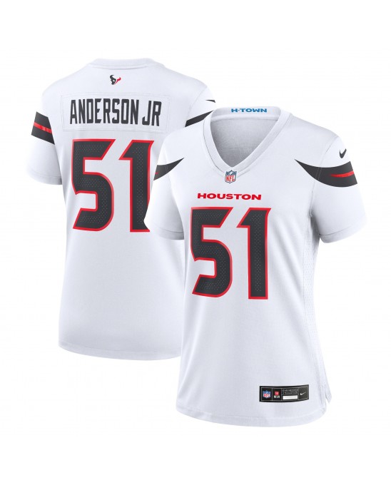 Will Anderson Jr. Houston Texans Nike Damen-Spieler Trikot – Weiß