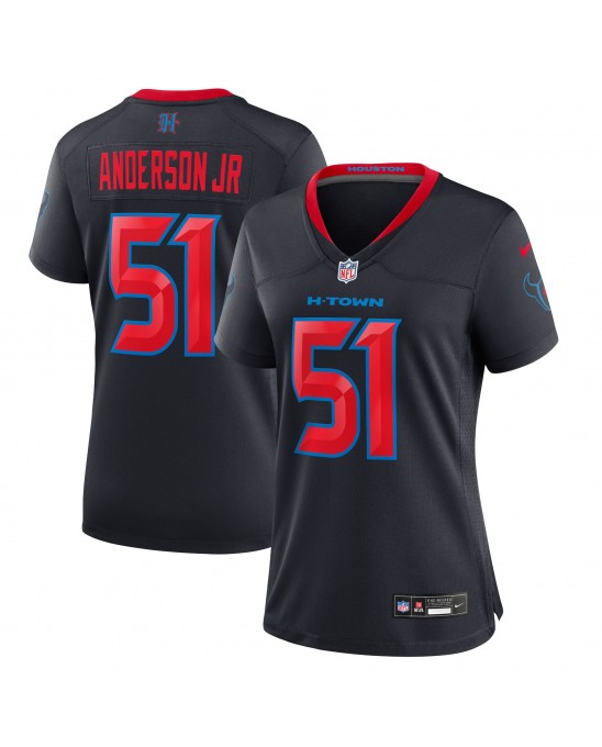 Will Anderson Jr. Houston Texans Nike Damen-Ausweichtrikot für das 2. Spiel – Marineblau