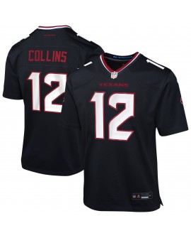 Nico Collins Houston Texans Nike Jugend-Team-Spieler Trikot – Marineblau