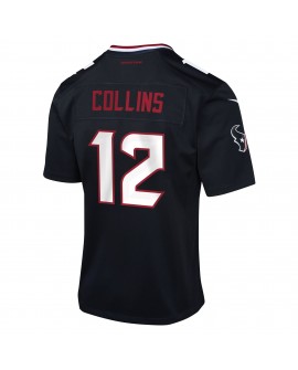 Nico Collins Houston Texans Nike Jugend-Team-Spieler Trikot – Marineblau
