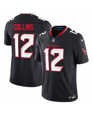Nico Collins Houston Texans Nike Team Vapor F.U.S.E. Limitiertes Trikot – Marineblau