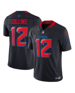 Nico Collins Houston Texans Nike Alternate 2 Vapor F.U.S.E. Limitiertes Trikot – Marineblau