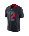 Nico Collins Houston Texans Nike Alternate 2 Vapor F.U.S.E. Limitiertes Trikot – Marineblau