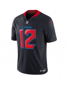 Nico Collins Houston Texans Nike Alternate 2 Vapor F.U.S.E. Limitiertes Trikot – Marineblau