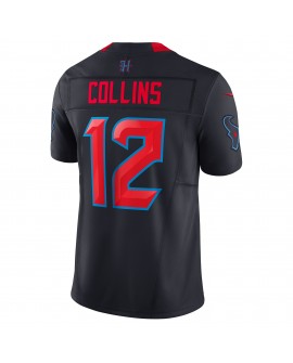 Nico Collins Houston Texans Nike Alternate 2 Vapor F.U.S.E. Limitiertes Trikot – Marineblau