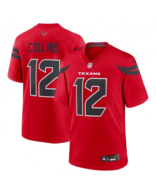 Nico Collins Houston Texans Nike Alternative Game-Trikot – Rot