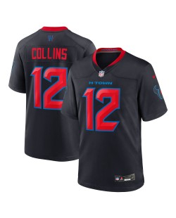 Nico Collins Houston Texans Nike 2. Ausweichtrikot – Marineblau