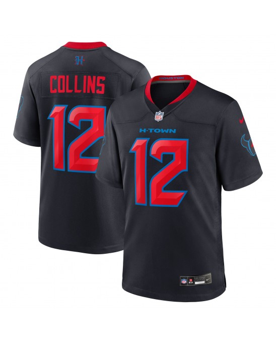 Nico Collins Houston Texans Nike 2. Ausweichtrikot – Marineblau