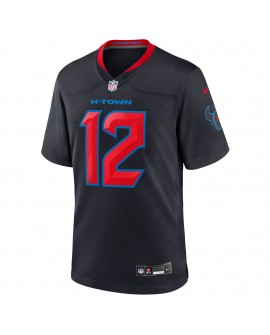 Nico Collins Houston Texans Nike 2. Ausweichtrikot – Marineblau
