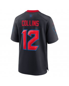 Nico Collins Houston Texans Nike 2. Ausweichtrikot – Marineblau