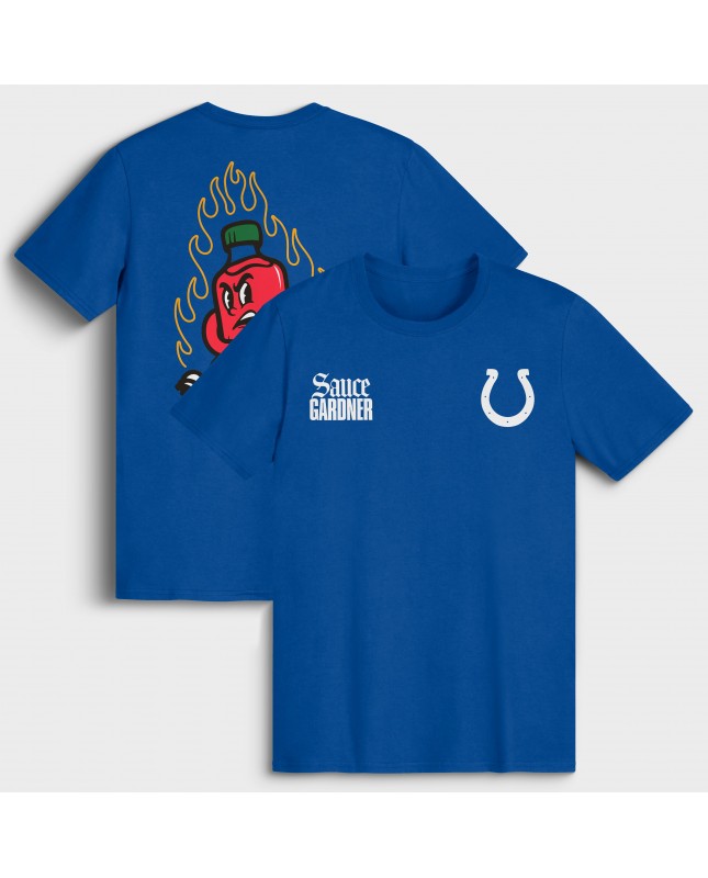 Ahmad Sauce Gardner Indianapolis Colts Sauce T-Shirt – Royal