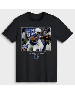 Jonathan Taylor Indianapolis Colts NFL Flash Features Week 8 T-Shirt – Schwarz