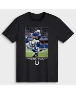 Jonathan Taylor Indianapolis Colts NFL Flash Features Week 5 T-Shirt – Schwarz