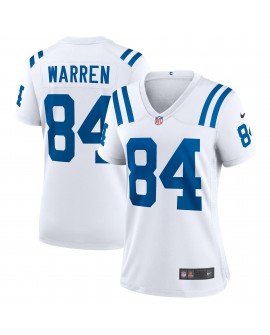 Tyler Warren Indianapolis Colts Nike Damen-Spieler Trikot – Weiß