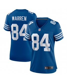 Tyler Warren Indianapolis Colts Nike Damen-Ausweichtrikot – Royal