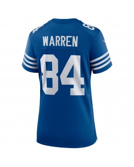 Tyler Warren Indianapolis Colts Nike Damen-Ausweichtrikot – Royal