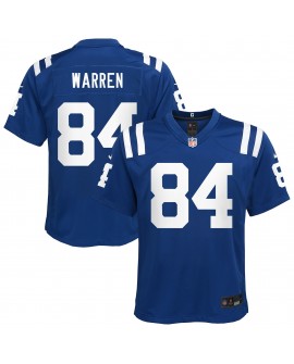 Tyler Warren Indianapolis Colts Nike Jugend-Team-Spieler Trikot – Königsblau