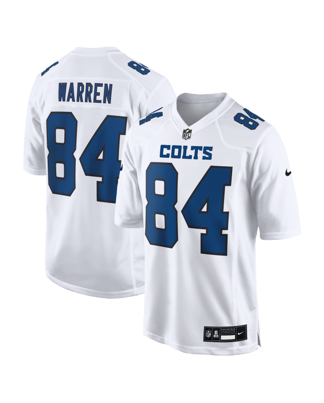 Tyler Warren Indianapolis Colts Nike Fashion Trikot – Tundra White